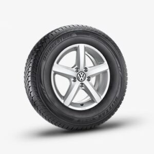 Volkswagen 16 Zoll Alufelgen Aspen Winterkomplettrad Bridgestone Winterreifen 245/70 R16 111T XL links