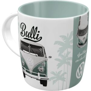 Nostalgic-Art Volkswagen Keramik Tasse Bulli „Good things are ahead of you“, 400ml