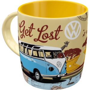 Nostalgic-Art Volkswagen Keramik Tasse Bulli "Let's Get Lost", 400ml