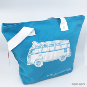 VW Collection Canvas Shopper Bag blau