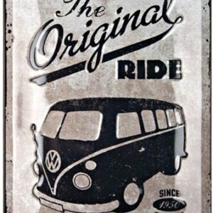 Volkswagen Classic Parts - Bulli Blechschild "The Original Ride" 20 x 30cm