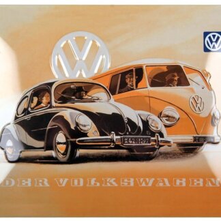 Volkswagen Classic Part Blechschild “Der Volkswagen” 30 x 40cm