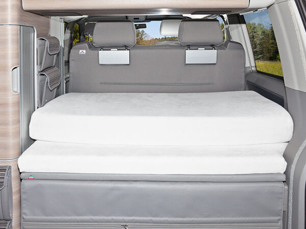 Brandrup - iXTEND Spannbettlaken "Nicki-Plüsch" für das Brandrup iXTEND Faltbett VW T6 California Ocean, Coast / VW T5 California Comfortline