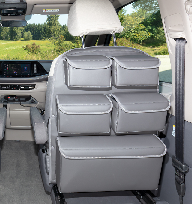 UTILITY für Fahrer-/Beifahrersitz VW T7 Multivan/Beach und Beifahrersitz bei allen Modellen mit Drehsitzen