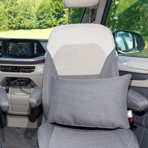 Kissen 50 x 30 cm für VW T7 California / Multivan, Design "Ribella Raven".