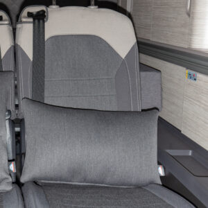 Kissen 50 x 30 cm für VW T7 California / Multivan, Design "Mèlange Raven".