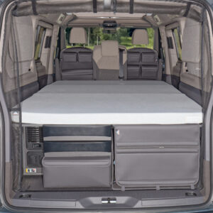 BRANDRUP® iXTEND ® Spannbettlaken für original Schlafauflage (Faltbett), VW T7 Beach Camper/Tour, Single-Jersey